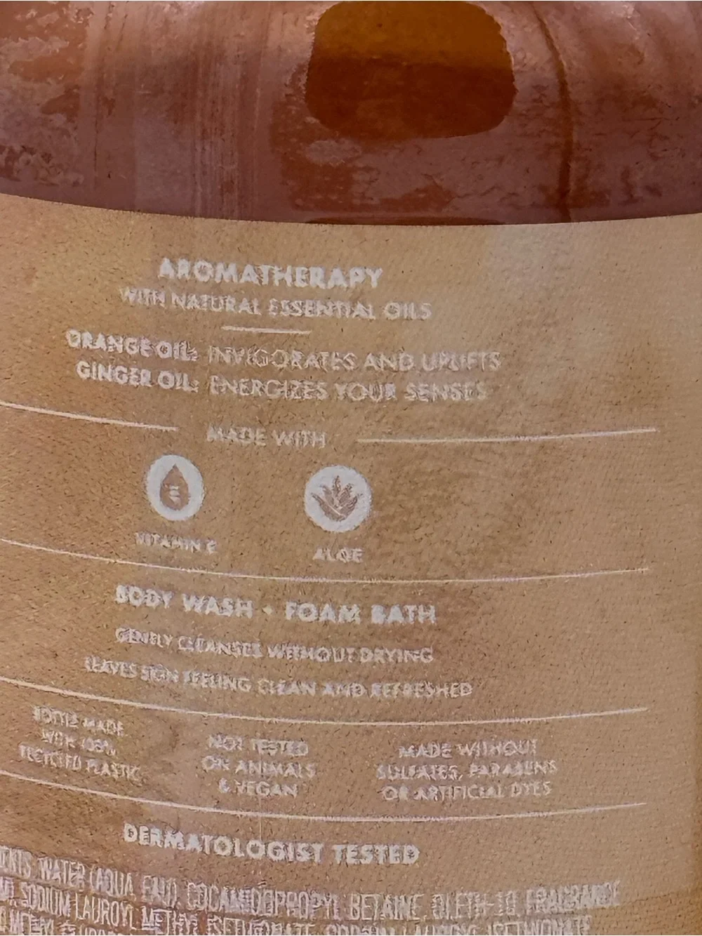 Bath and Body Works Aromatherapy Energy Orange + Ginger Oil Body Wash Lotion NWT
